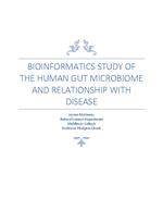 Bioinformatics Study of the Human Gut Microbiome and Relationship with Disease
